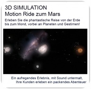 3D Motion Ride zum Mars