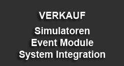 Verkauf von Simulatoren + Event Module + System Integration für Events und Firmen