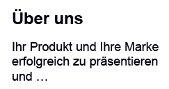 Über uns: Ihr Produkt und Ihre Marke erfolgreich zu präsentieren und ...